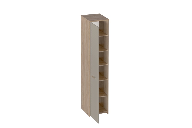 Шкаф однодверный "Гавана" спальня Светло-серый левый